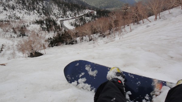 乗鞍岳 スノーボード
